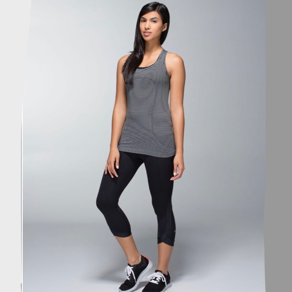 Lululemon Run: Swiftly Tech Racerback Stripe Black - image 2